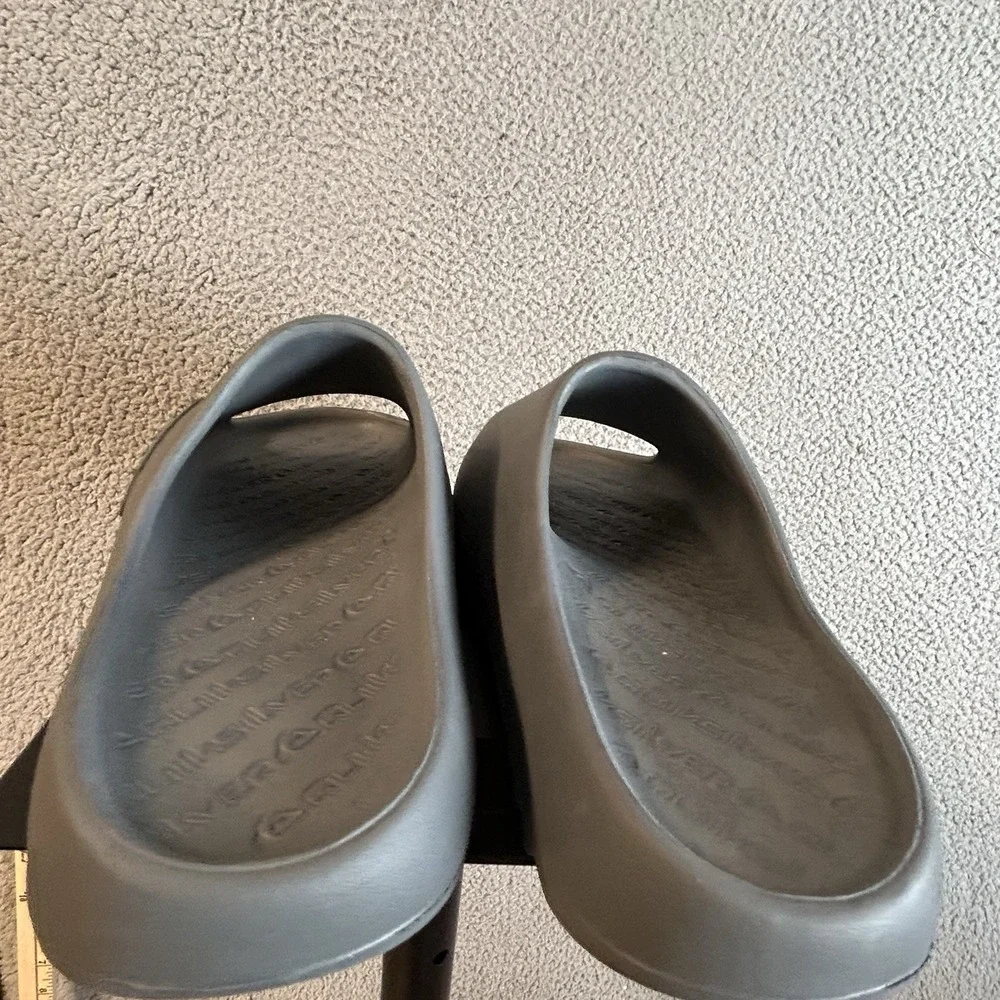 Quiksilver Men's Cloudbreak Comfort Slides Sandals - Size 10 Gray